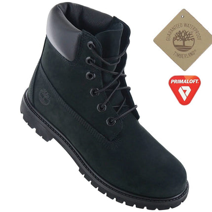 Timberland Premium 6 Inch WP Boot - Waterproof - Women's Winter Boots Leather Black TB08658A-001