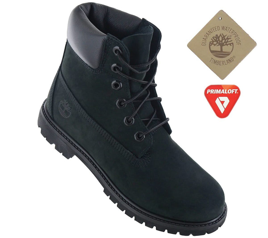 Timberland Premium 6 Inch WP Boot - Waterproof - Women's Winter Boots Leather Black TB08658A-001