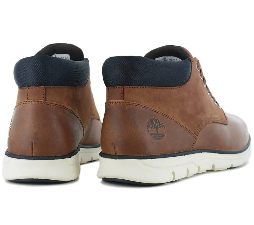 Timberland Bradstreet Mid Chukka - Herren Schuhe Sneaker Leder Braun TB0A13EE-214