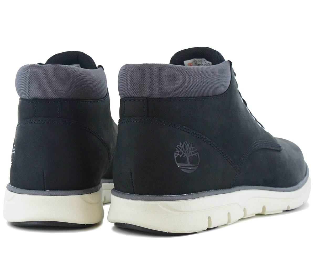 Timberland Bradstreet Mid - Top Sneaker - Herren Schuhe Leder Schwarz TB0A146Q - 001 - Brandstyle24