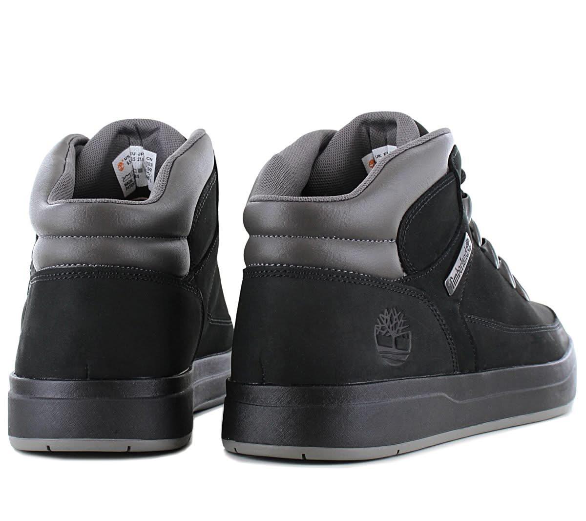 TIMBERLAND Davis Square Mid - Herren Schuhe Boots Leder Schwarz TB0A1UZK - 001 - Brandstyle24