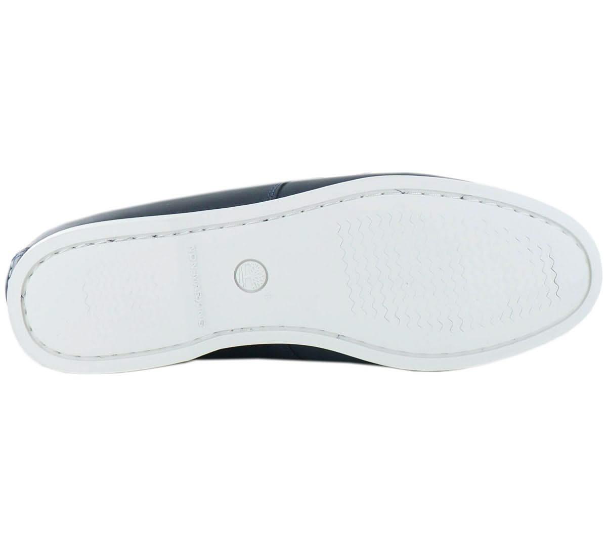 Timberland Cedar Bay Boat Shoe - Herren klassische Bootsschuhe Leder Blau TB0A288M - 019 - Brandstyle24