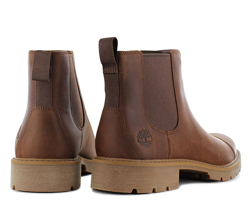 TIMBERLAND Elmhurst Mid Chelsea Boot - Enkellaarzen Heren Leer Bruin TB0A29N5-F13