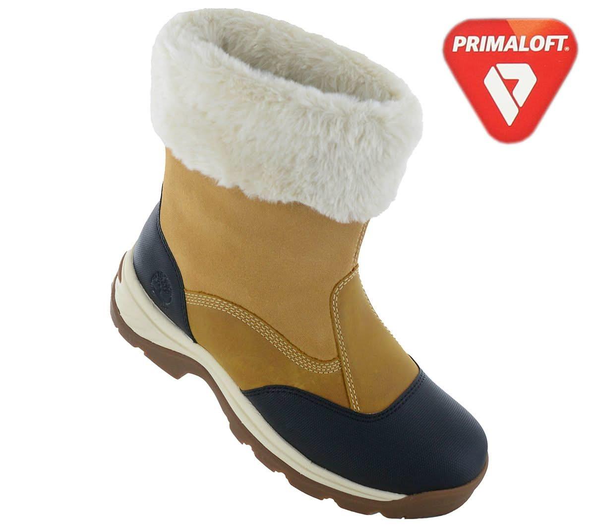 Timberland White Ledge WP Insulated Boot - Damen Winter Stiefel Gefüttert Leder Wheat TB0A2KUF - Brandstyle24