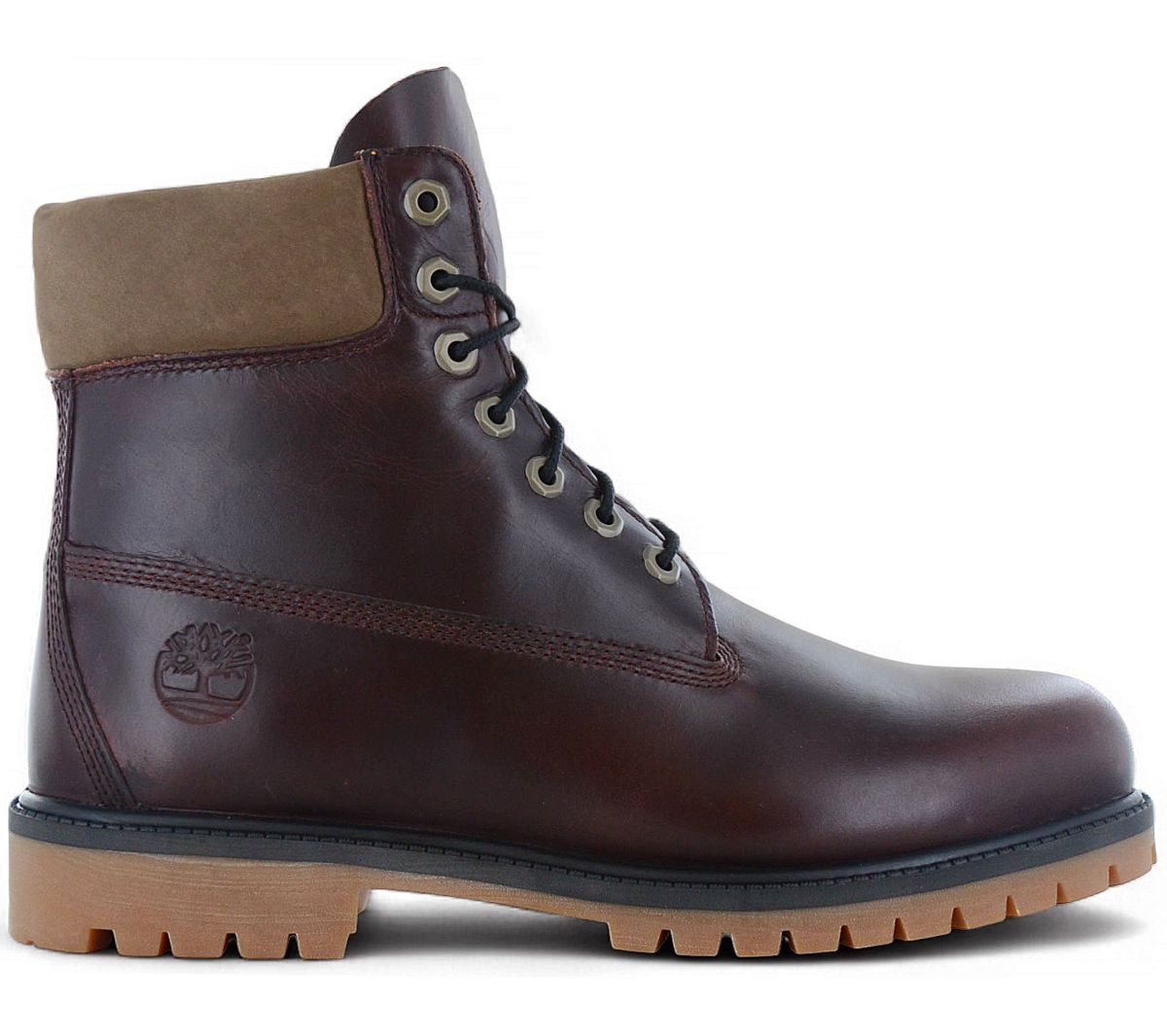 Timberland Premium Heritage 6-Inch Boots Waterproof - Herren Winter Stiefel Leder Burgundy TB0A41MW-EIW