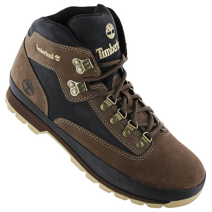 TIMBERLAND Euro Hiker Mid - Stivali invernali da uomo Scarpe Stivali Marrone TB0A5ZJ5-968