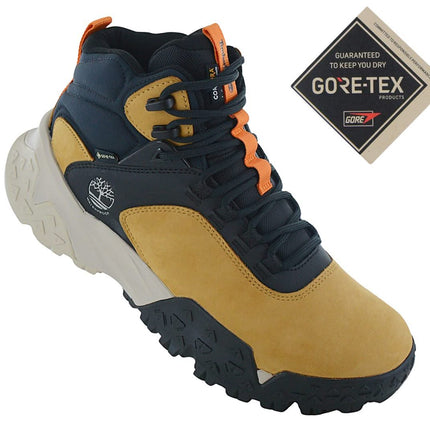 Timberland Motion Scramble Mid Lace-Up GTX - GORE-TEX - Herren Winter Stiefel Leder Wheat TB0A6B4S-754