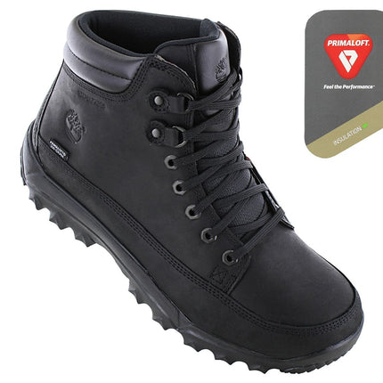 TIMBERLAND RIME RIDGE Mid WP Primaloft Waterproof - Herren Winter Schuhe Stiefel Leder Schwarz TB12403R-001