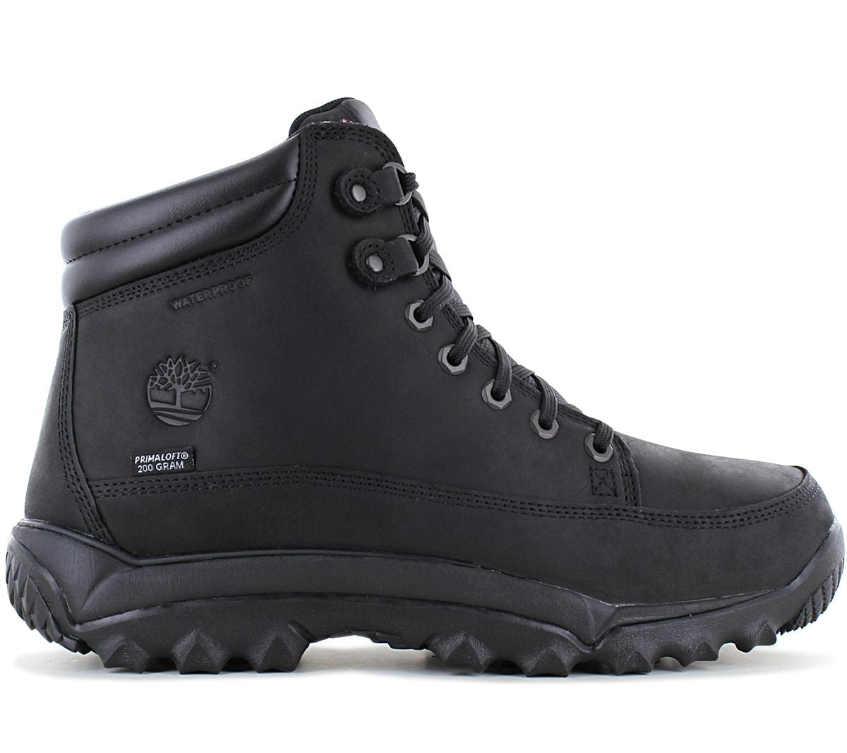 TIMBERLAND RIME RIDGE Mid WP Primaloft Waterproof - Herren Winter Schuhe Stiefel Leder Schwarz TB12403R-001