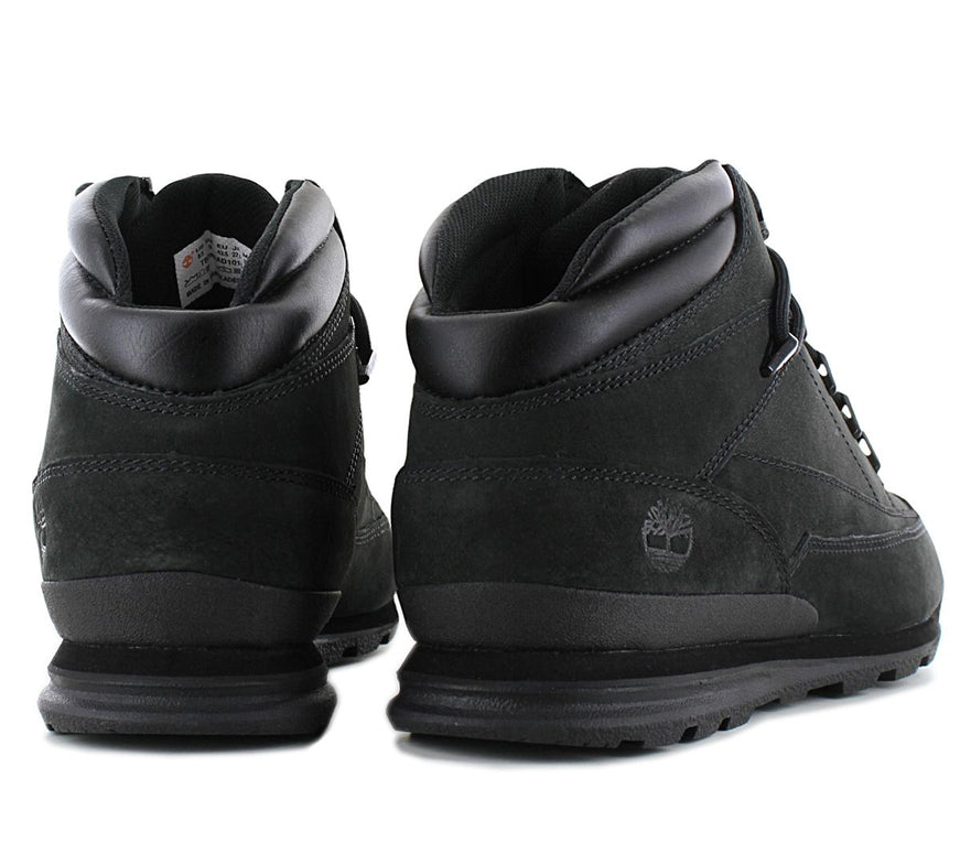 Timberland Euro Rock Mid Boot - Herenschoenen Laarzen Leer Zwart TB1A2AD1-015