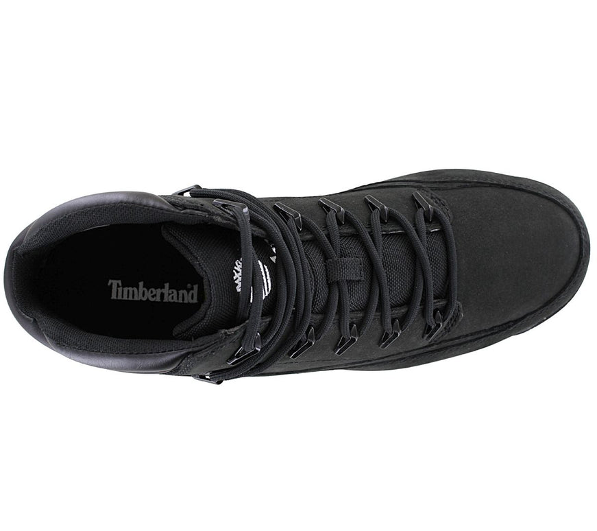 Timberland Euro Rock Mid Boot - Herenschoenen Laarzen Leer Zwart TB1A2AD1-015