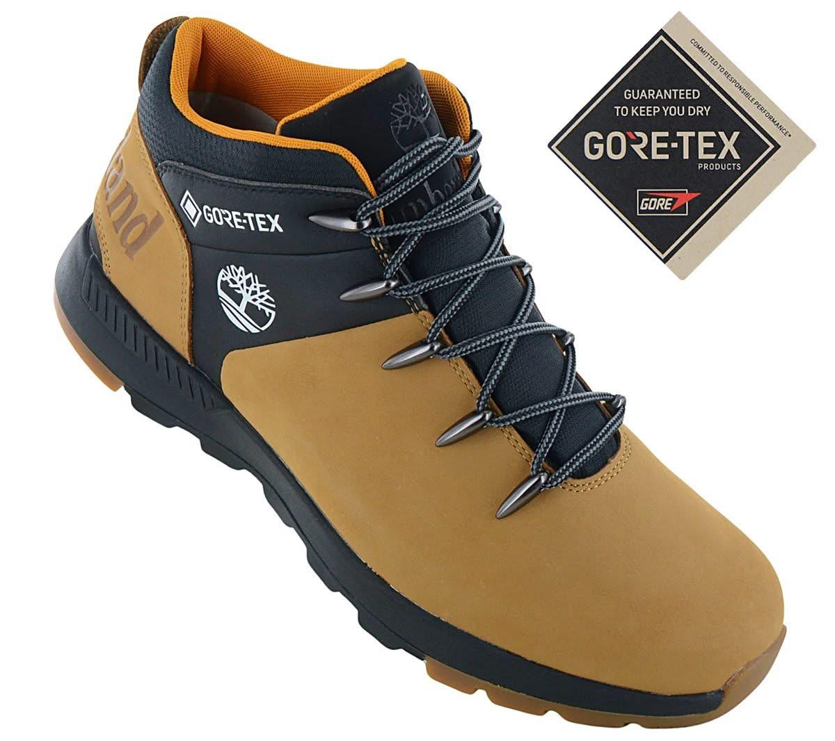 Timberland Sprint Trekker Mid LC WP - GORE - TEX - Herren Schuhe Stiefel Boots Leder Wheat TB1A2QZE - 231 - Brandstyle24
