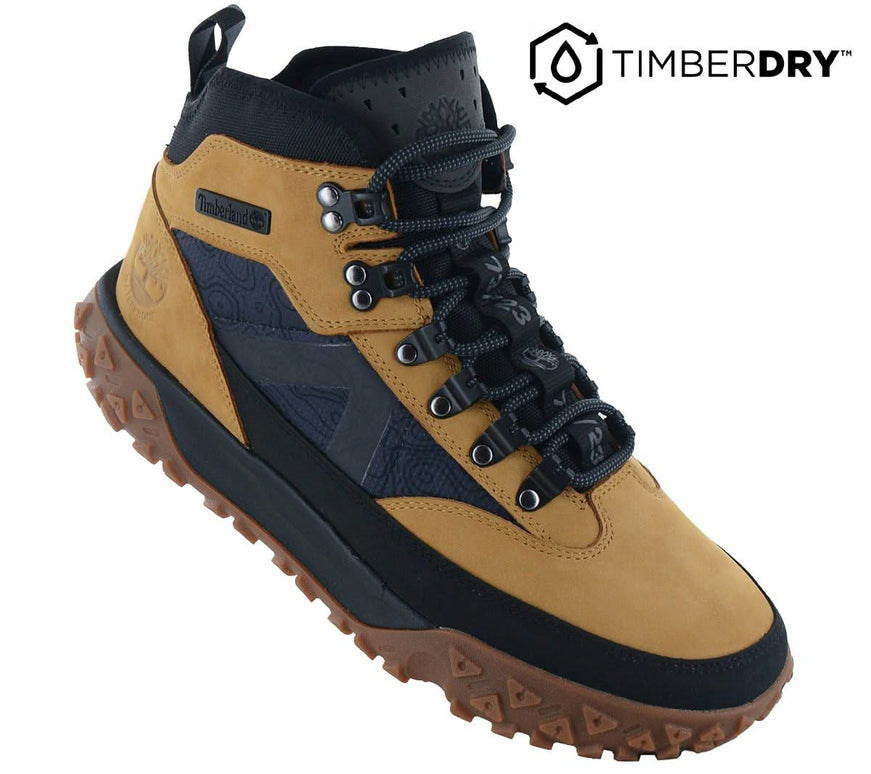 Timberland GreenStride Motion 6 Mid LC WP HK - Herren Winter Schuhe Outdoor Leder Wheat TB1A67JC-231