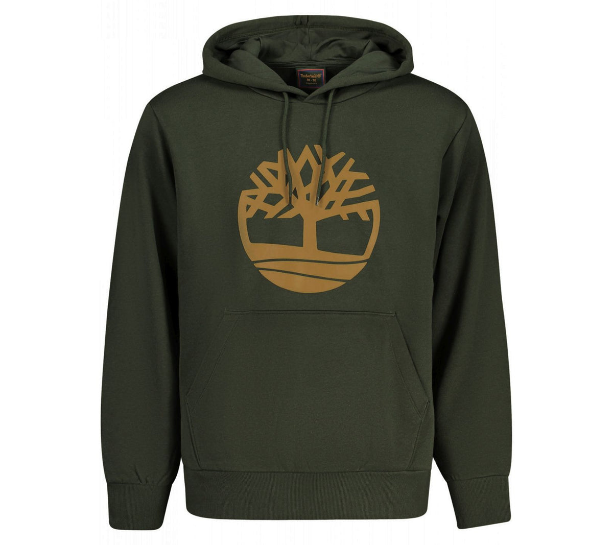 Timberland Tree Logo BB Hoodie - Herren Pullover mit Kapuze Grün TBC0YH9T-U31