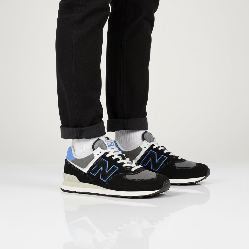 New Balance Classic 574 - Men's Sneakers Shoes Black U574QRB