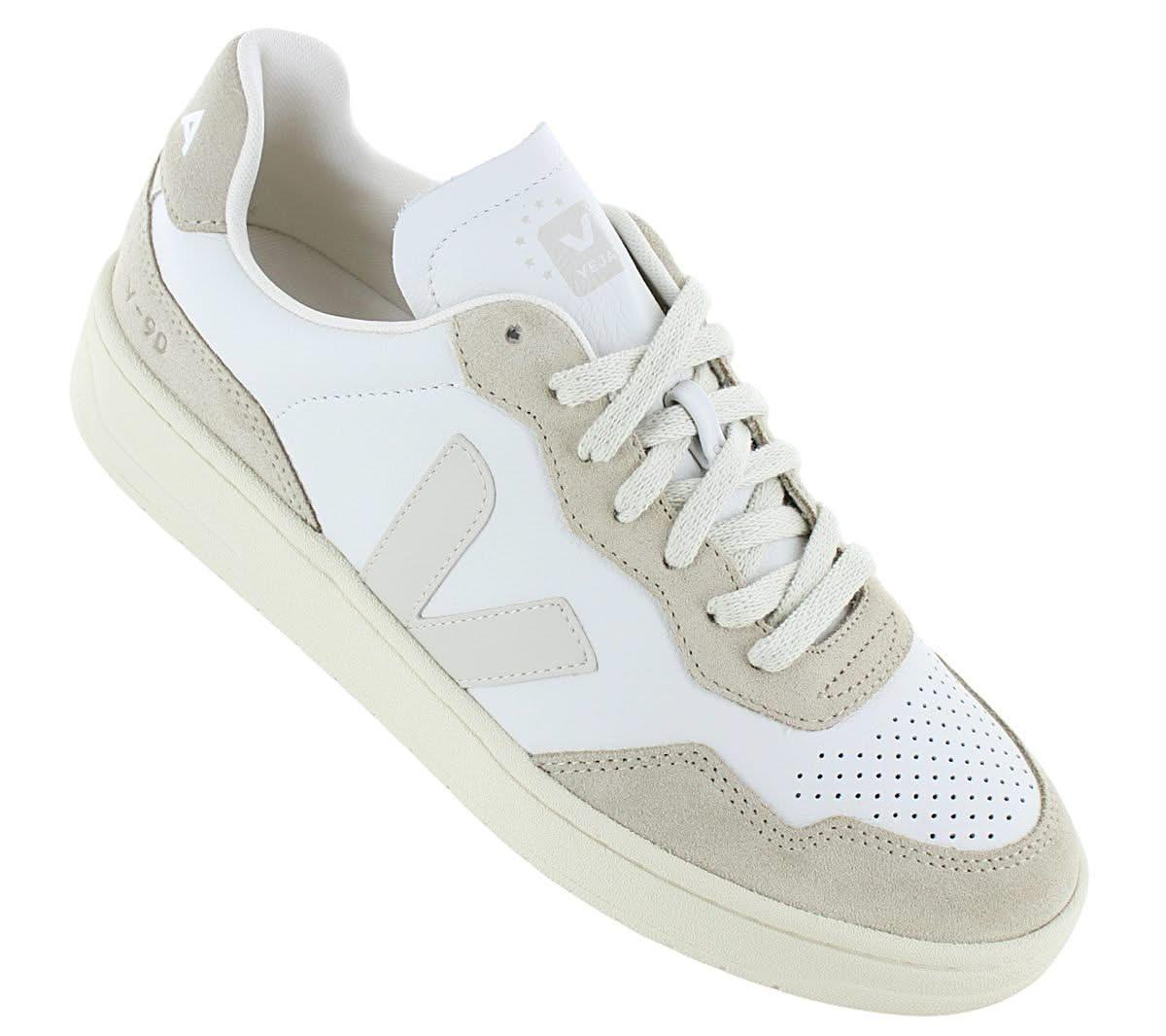 VEJA V - 90 LEATHER EUROPA - Damen Sneakers Schuhe Weiß VD2003654A390 - Brandstyle24