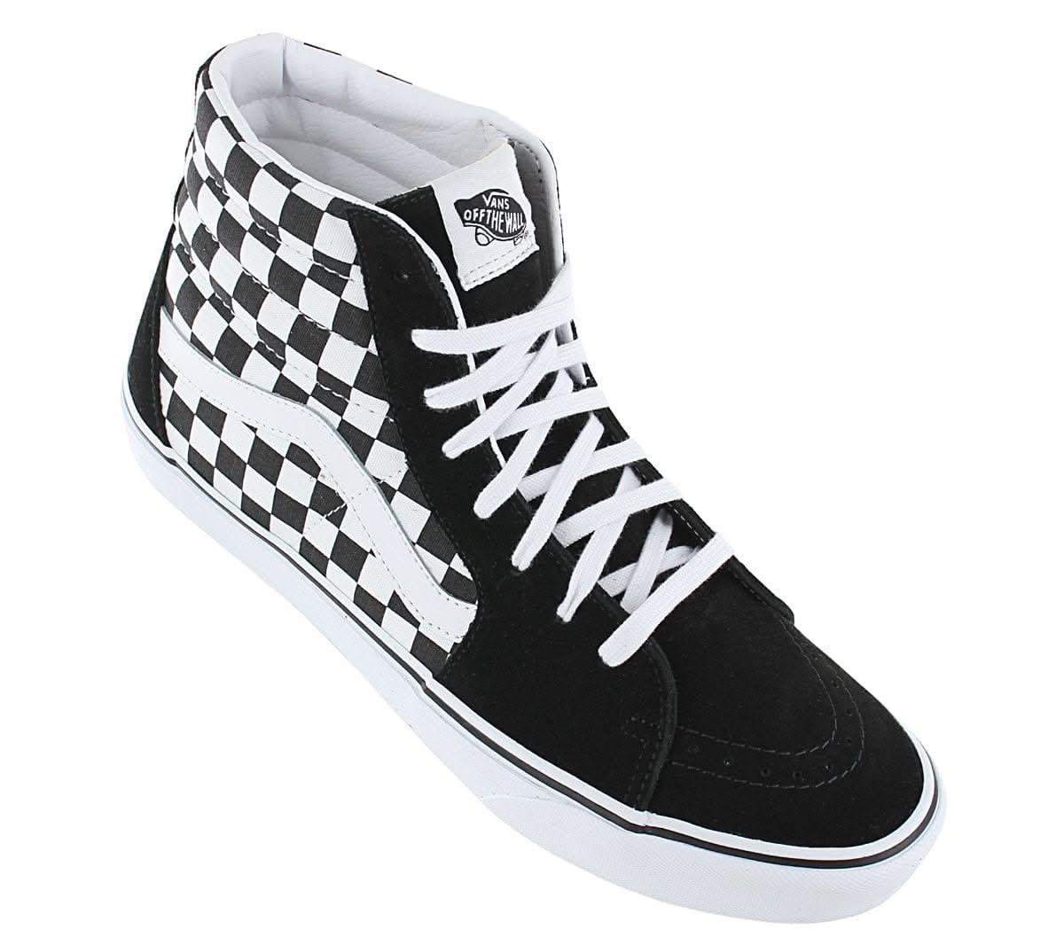 VANS SK8 - HI Checkerboard - Herren Sneakers Schuhe Schwarz - Weiß VN0A32QGHRK1 - Brandstyle24