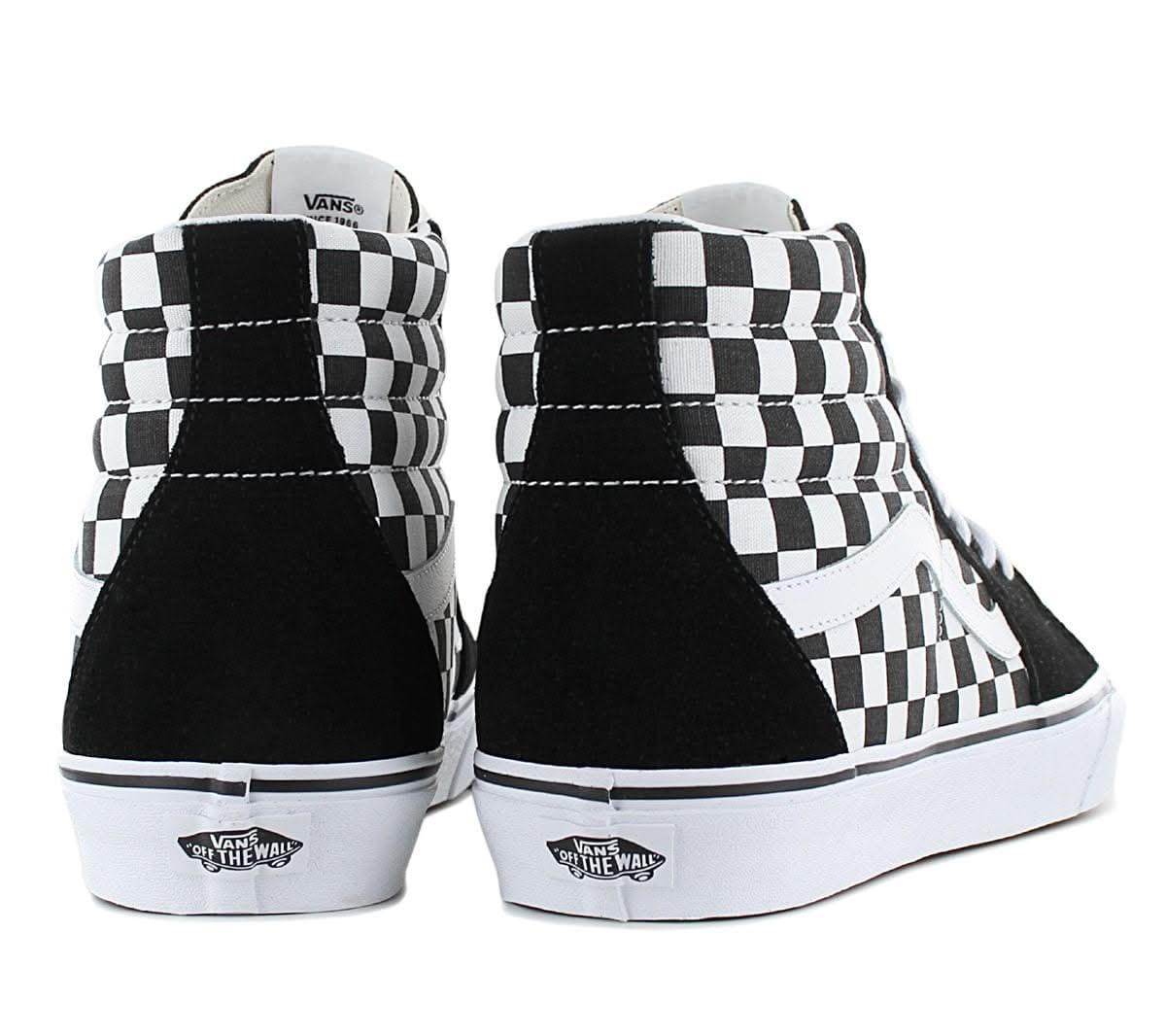 VANS SK8 - HI Checkerboard - Herren Sneakers Schuhe Schwarz - Weiß VN0A32QGHRK1 - Brandstyle24