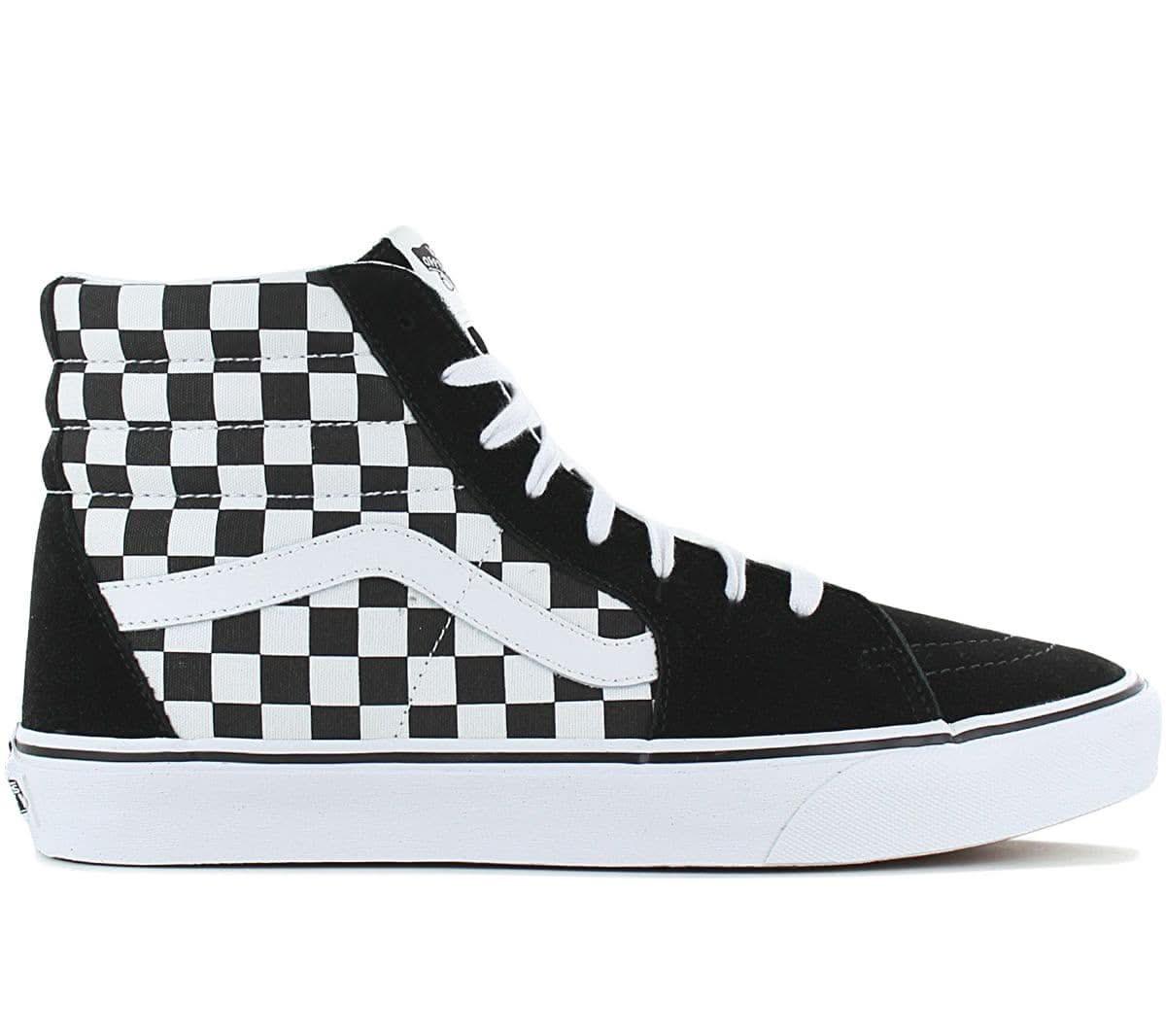 VANS SK8 - HI Checkerboard - Herren Sneakers Schuhe Schwarz - Weiß VN0A32QGHRK1 - Brandstyle24