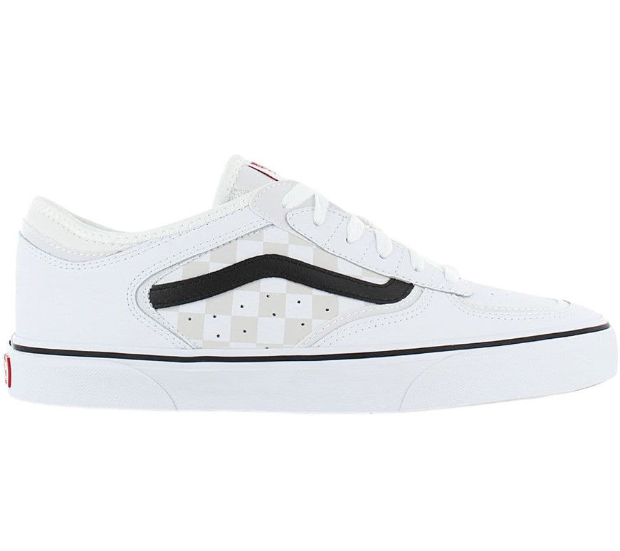 VANS Rowley Classic - Baskets Chaussures Homme Cuir Blanc VN0A4BTTW691