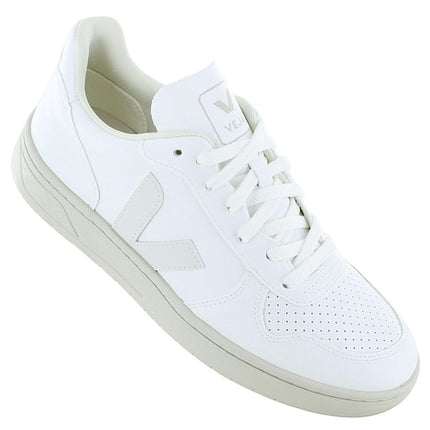 VEJA V-10 CWL - Women's Sneakers Shoes Vegan White VX0702892A380