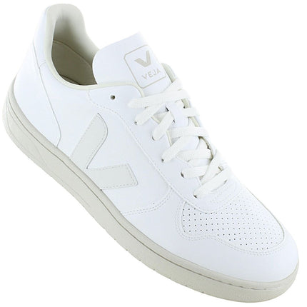 VEJA V-10 CWL - Zapatillas Hombre Vegano Blanco VX0702892B430