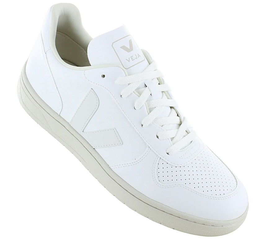 VEJA V-10 CWL - Baskets Chaussures Homme Vegan Blanc VX0702892B430