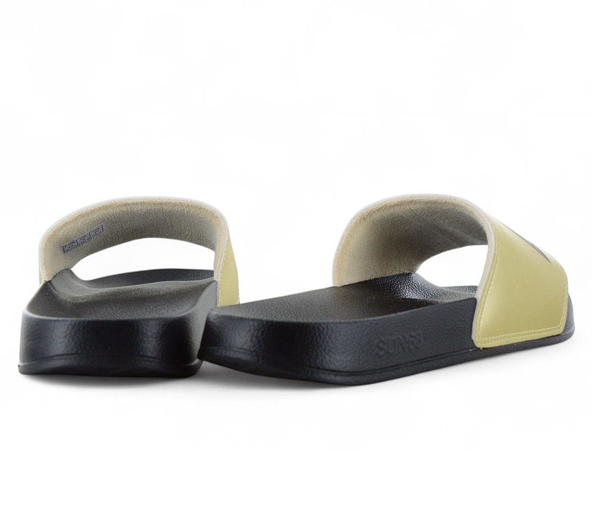 SUN68 Slippers LOGO - Herren Sandalen Pantoletten Slides Badesandalen Schwarz X35102 - 1143 - Brandstyle24