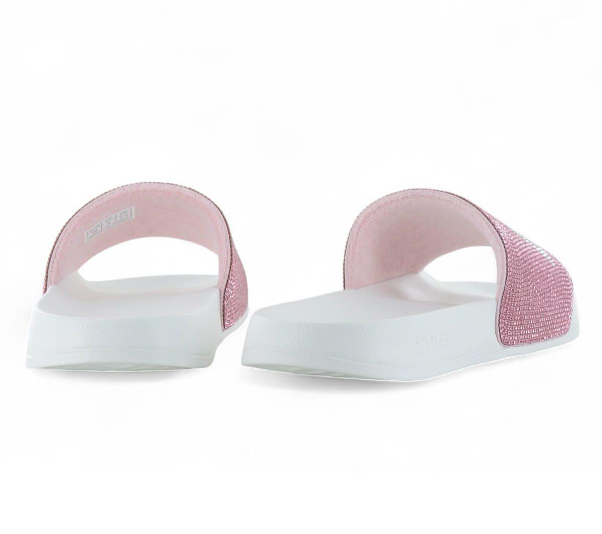 SUN68 Slippers LOGO STRASS - Damen Sandalen Pantoletten Slides Badesandalen X35205 - 0104 - Brandstyle24