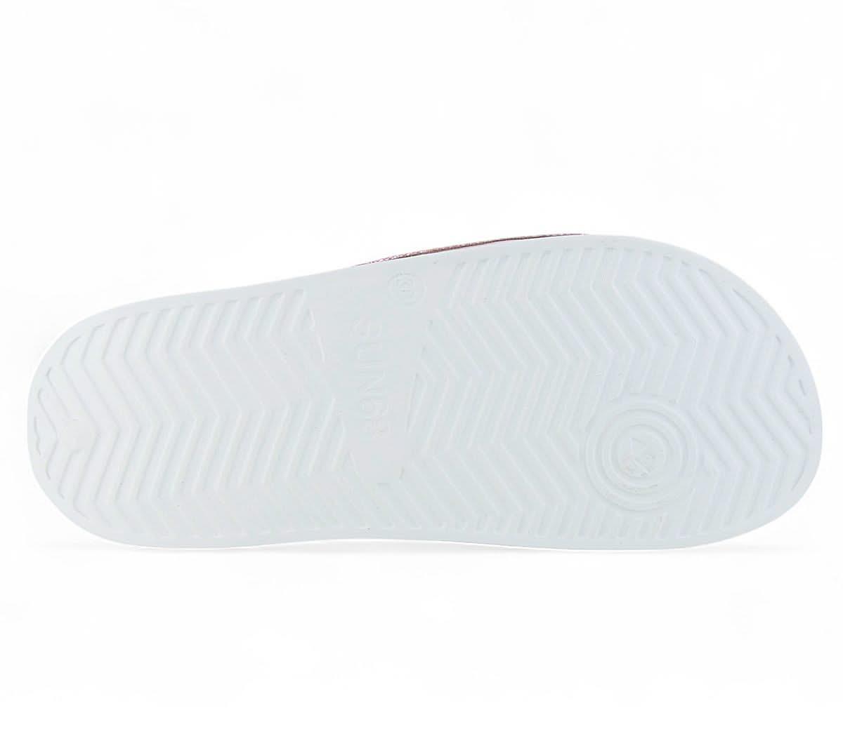 SUN68 Slippers LOGO STRASS - Damen Sandalen Pantoletten Slides Badesandalen X35205 - 0104 - Brandstyle24