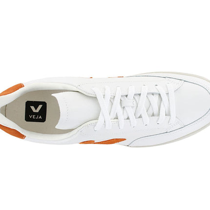 VEJA V-12 Leather - Chaussures Homme Cuir Blanc XD0203113B