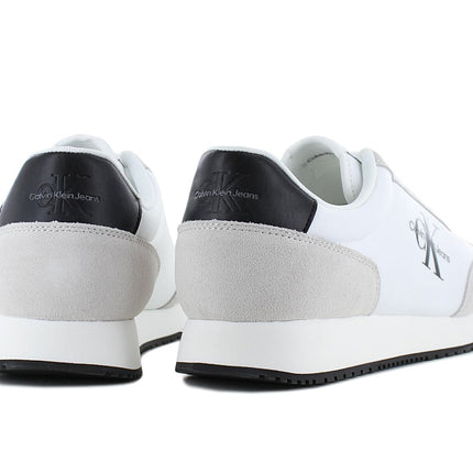 Calvin Klein Retro Runner Low Laceup - Zapatillas Hombre Blanco YM0YM00746-YAF