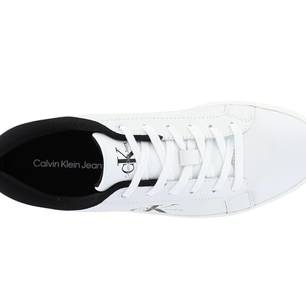 Calvin Klein Classic Cupsole Low Leather - Sneakers da Uomo Scarpe Pelle Bianche YM0YM00864-01W