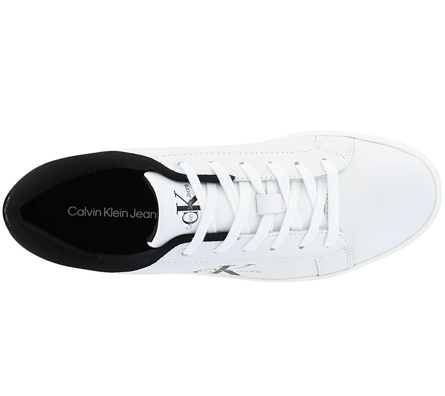 Calvin Klein Classic Cupsole Low Leather - Sneakers da Uomo Scarpe Pelle Bianche YM0YM00864-01W