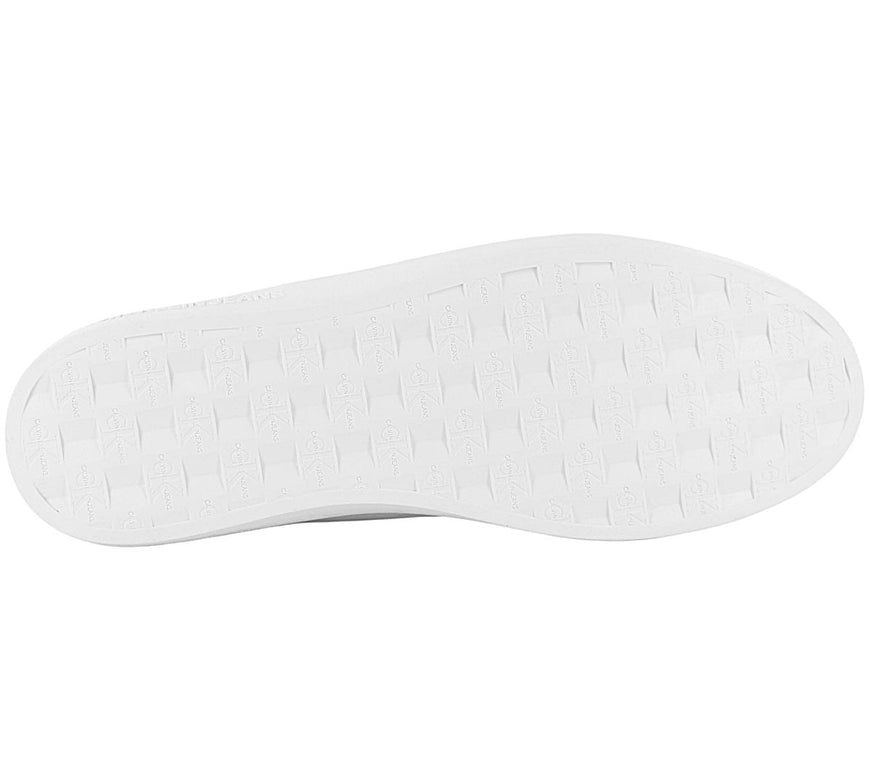 Calvin Klein Classic Cupsole Low Leather - Zapatillas Hombre Piel Blanco YM0YM00864-01W