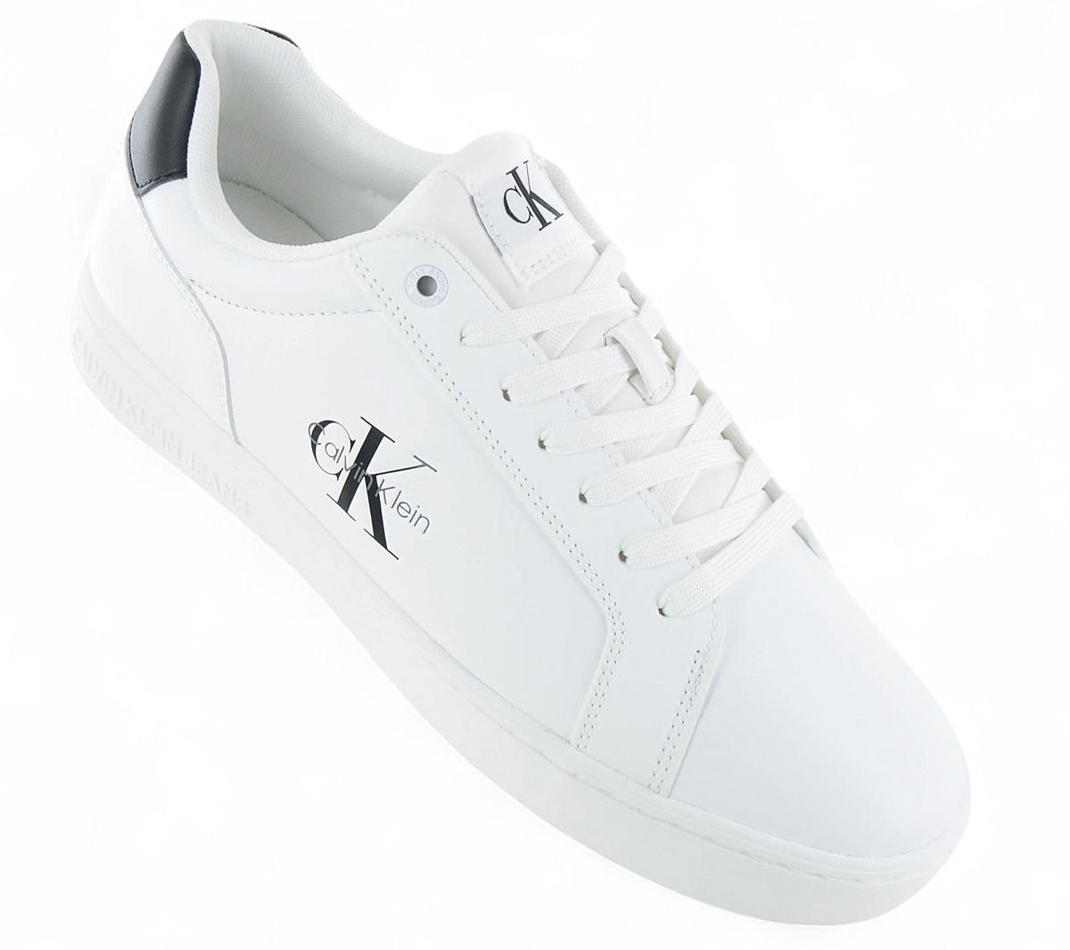 Calvin Klein Classic Cupsole Mono - Herren Sneakers Schuhe Weiß YM0YM01369 - 01W - Brandstyle24