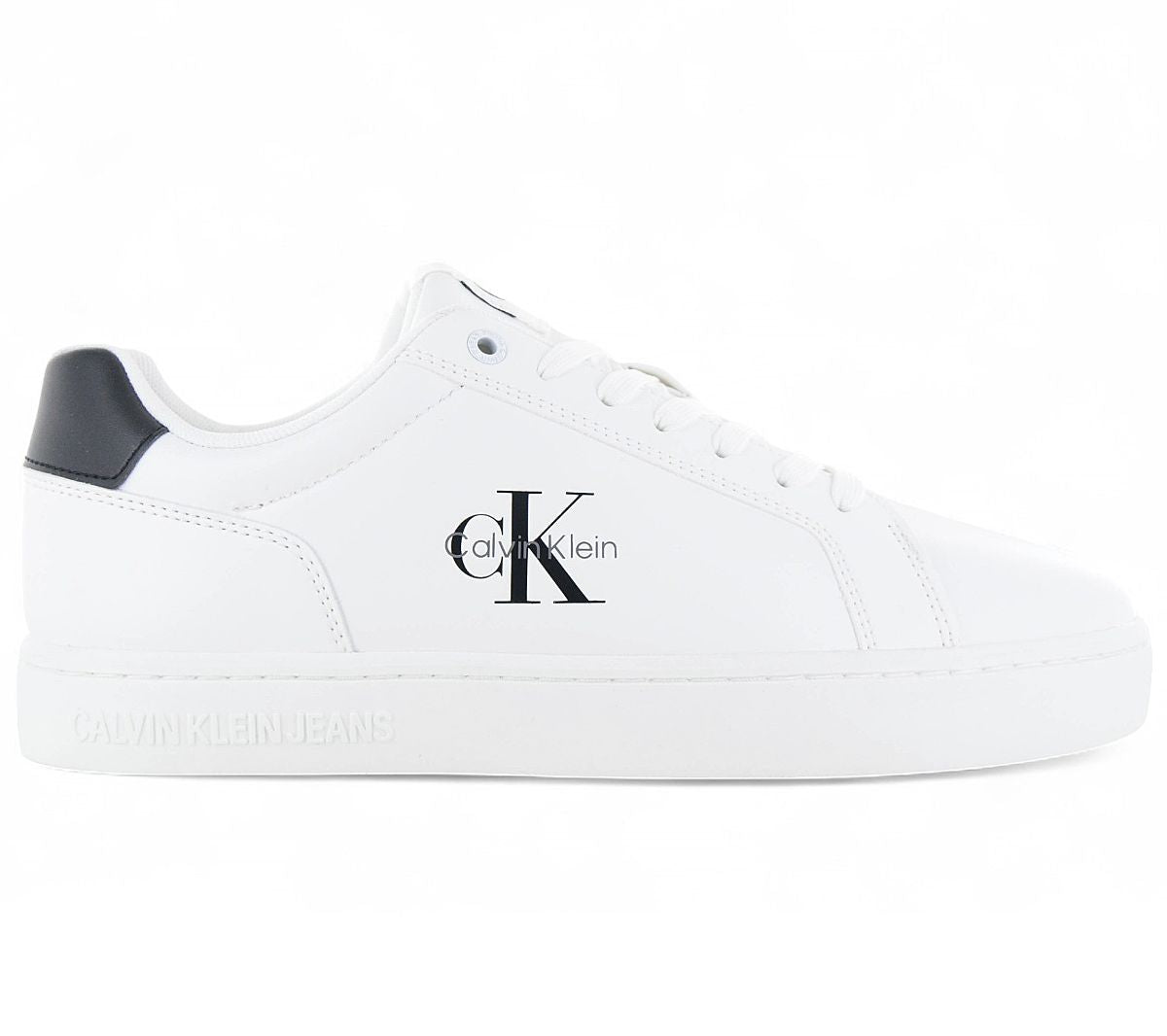 Calvin Klein Classic Cupsole Mono - Herren Sneakers Schuhe Weiß YM0YM01369 - 01W - Brandstyle24