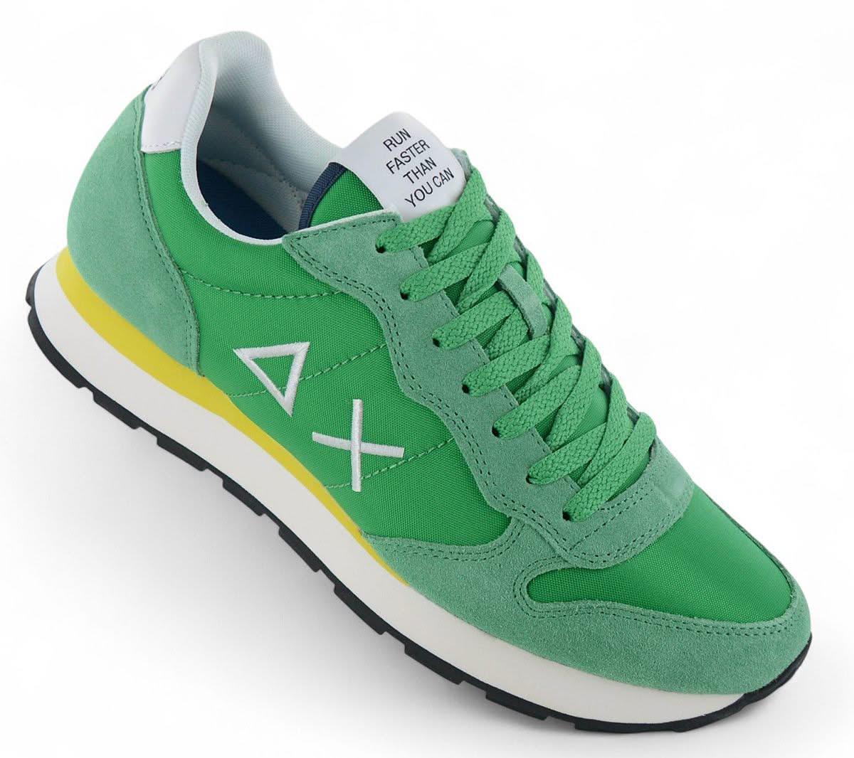 SUN68 Tom Solid - Herren Sneakers Schuhe Grün Z35101 - 88 - Brandstyle24