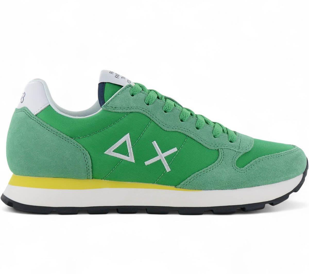 SUN68 Tom Solid - Herren Sneakers Schuhe Grün Z35101 - 88 - Brandstyle24