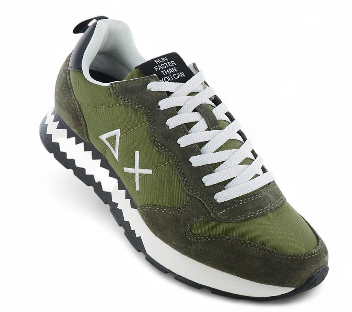 SUN68 Tom Snake - Herren Sneakers Schuhe Grün Z35104 - 19 - Brandstyle24