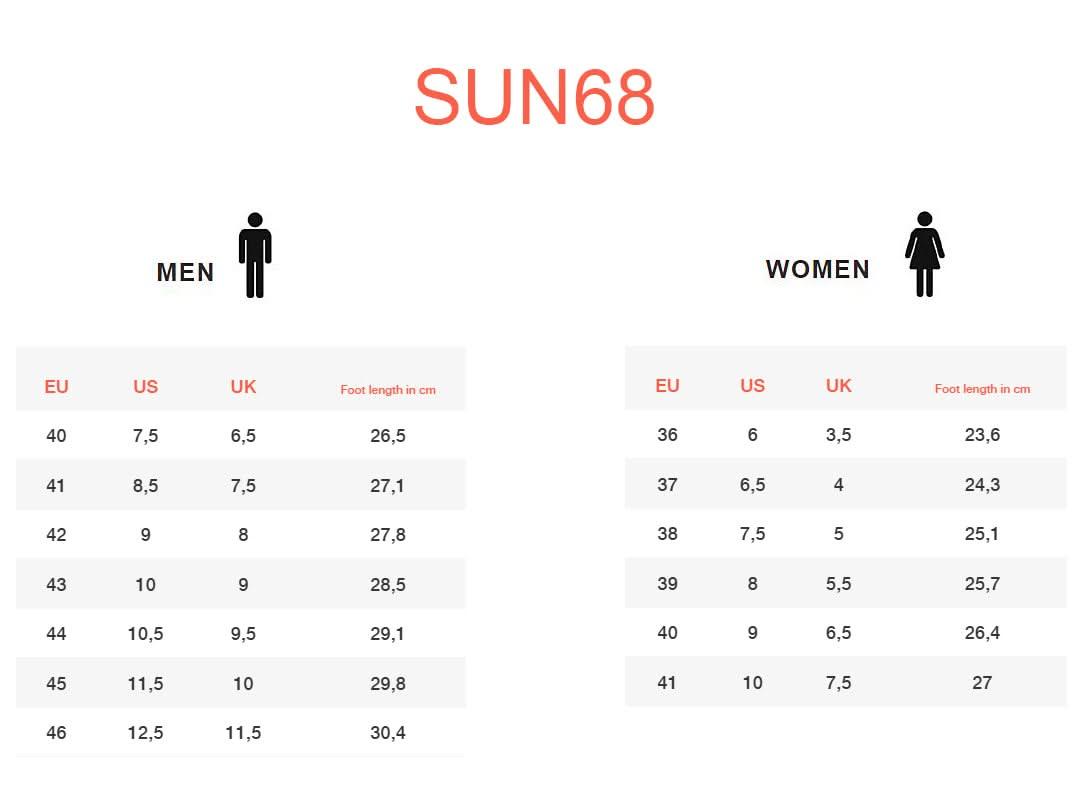 SUN68 Tom Color - Herren Sneakers Schuhe Schwarz Z35106 - 11 - Brandstyle24