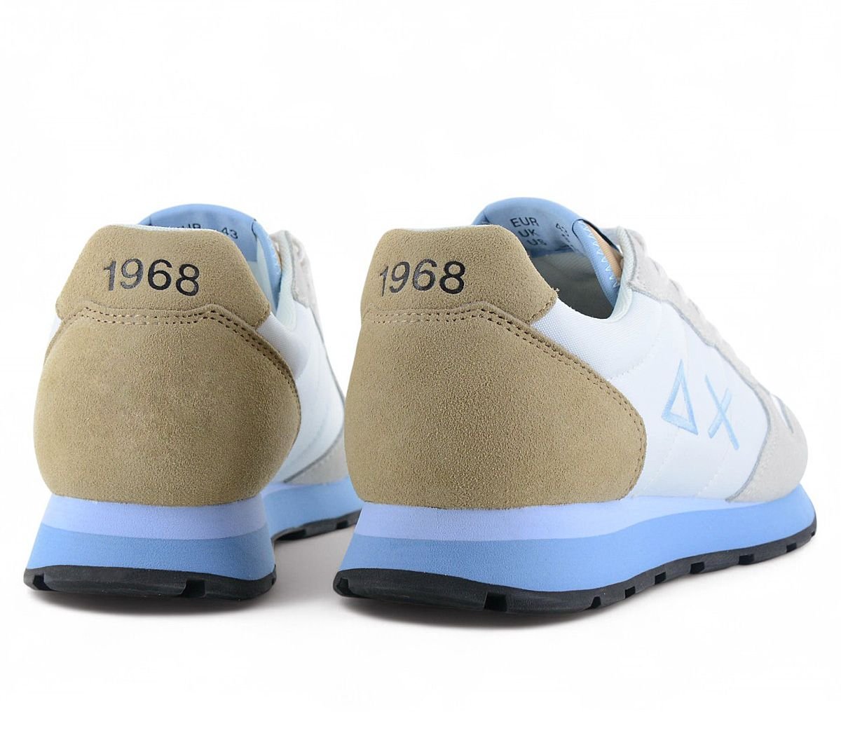 SUN68 Tom Multicolor - Herren Sneakers Schuhe Weiß Z35108 - 01 - Brandstyle24