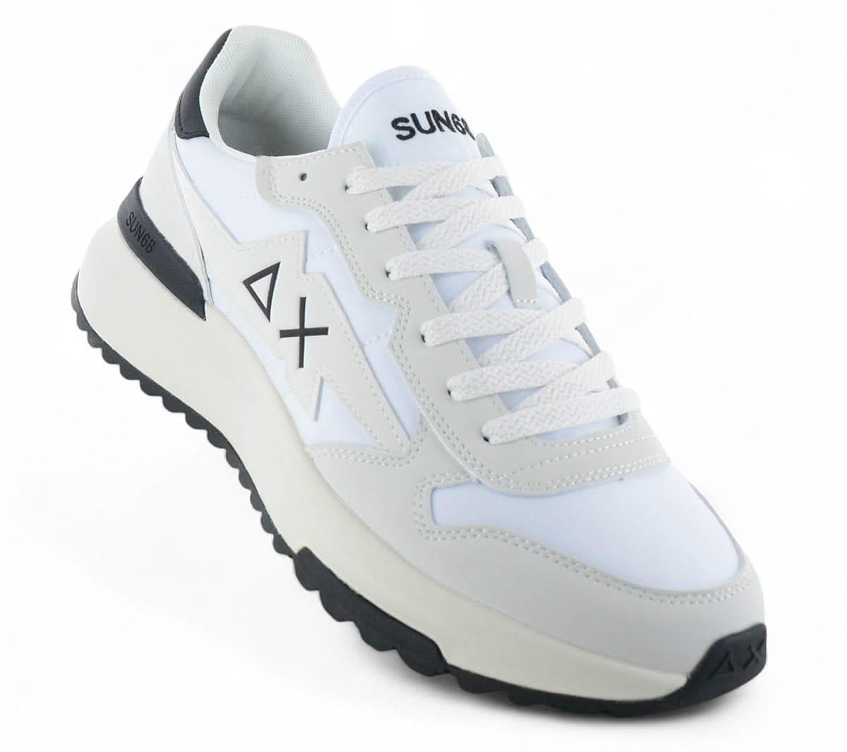 SUN68 Niki 2.0 - Herren Sneakers Schuhe Weiß Z35120 - 01 - Brandstyle24