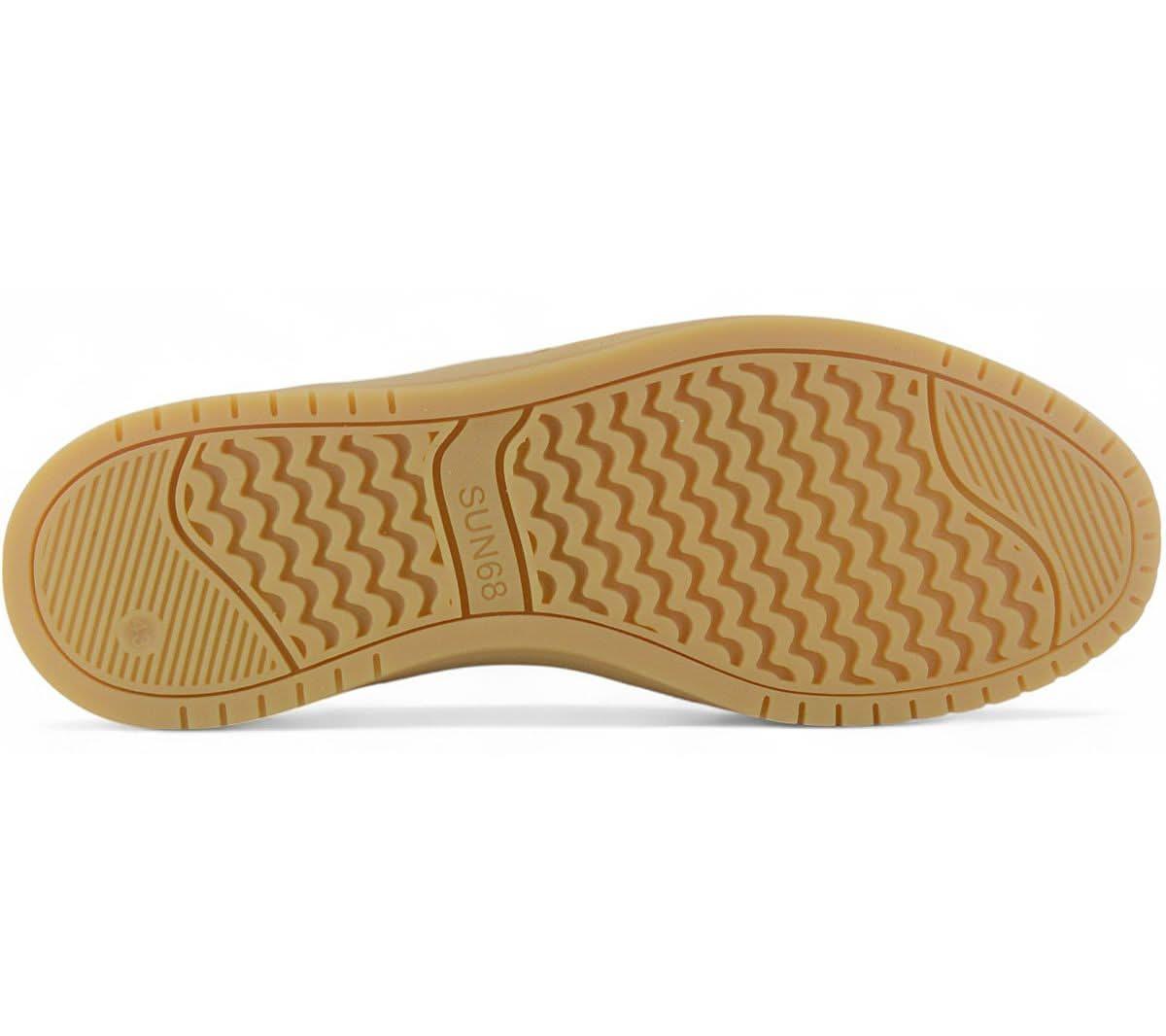 Sneaker Sun68 California 01 Bianco – Pelle Scamosciata E Gomma – Taglia 45 – Chiusura Stringata
