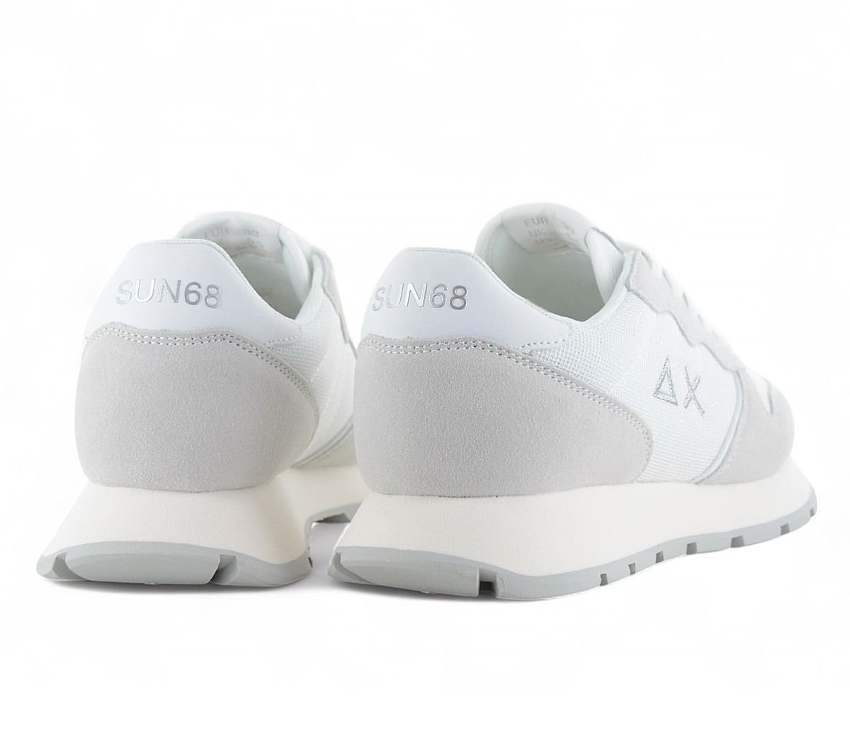 SUN68 Ally Glitter - Damen Sneakers Schuhe Weiß Z35203 - 01 - Brandstyle24