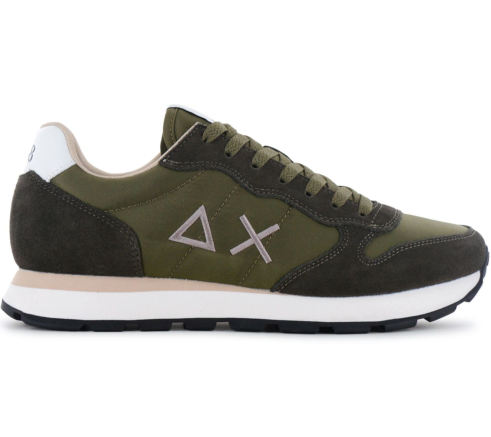 SUN68 Tom Solid - Herren Sneakers Schuhe Grün Z36101-19