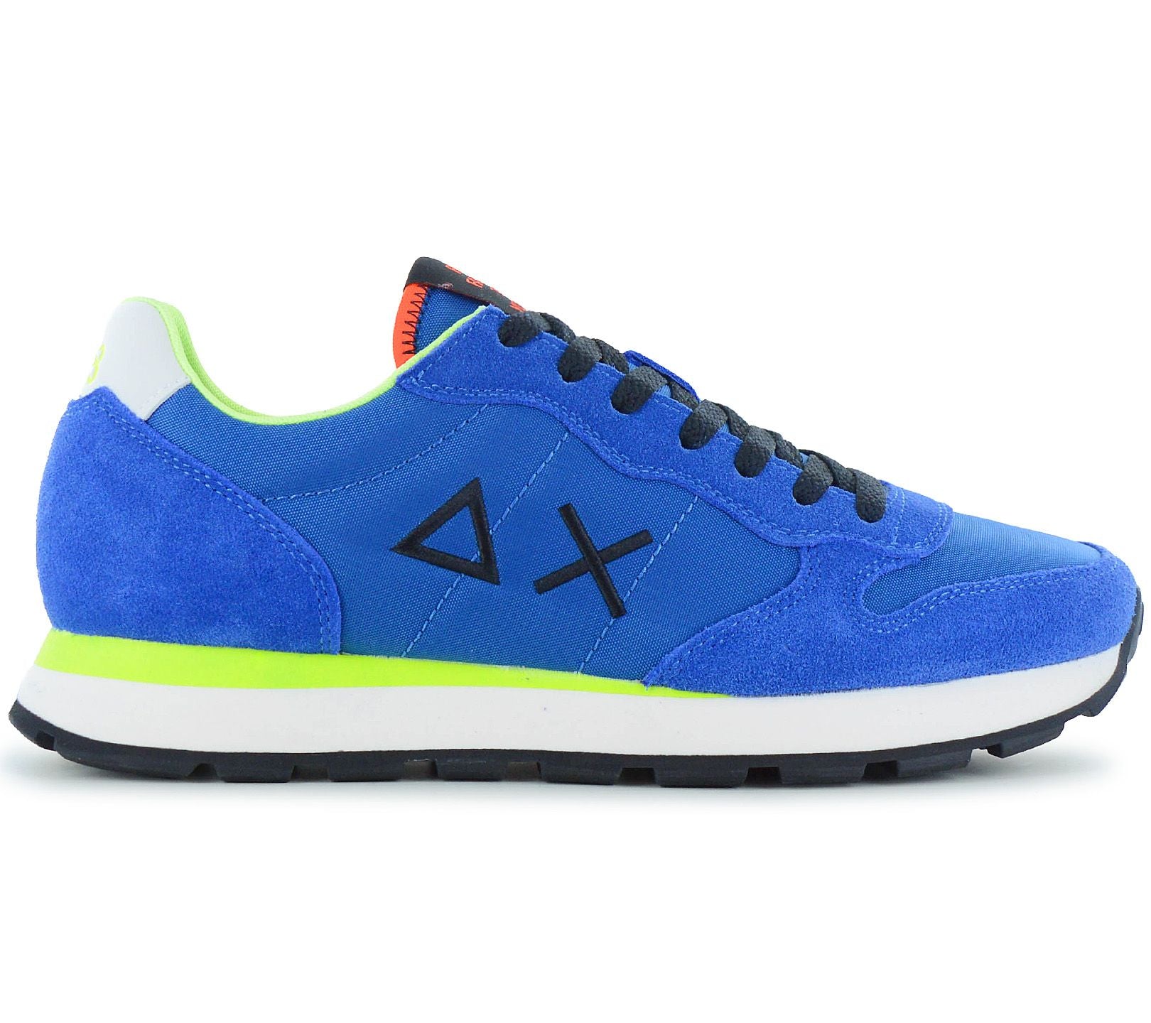 SUN68 Tom Fluo - Herren Sneakers Schuhe Blau Z36102-58
