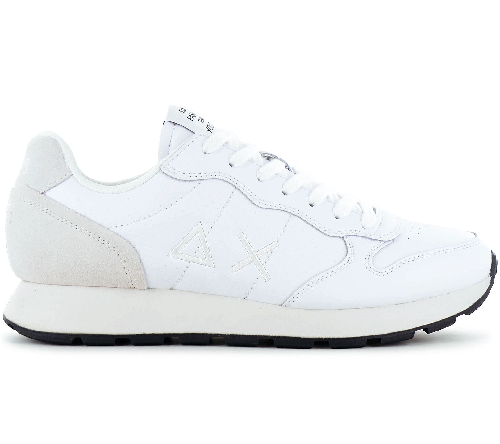 SUN68 Tom Classic Leather - Herren Sneakers Schuhe Leder Weiß Z36105-01