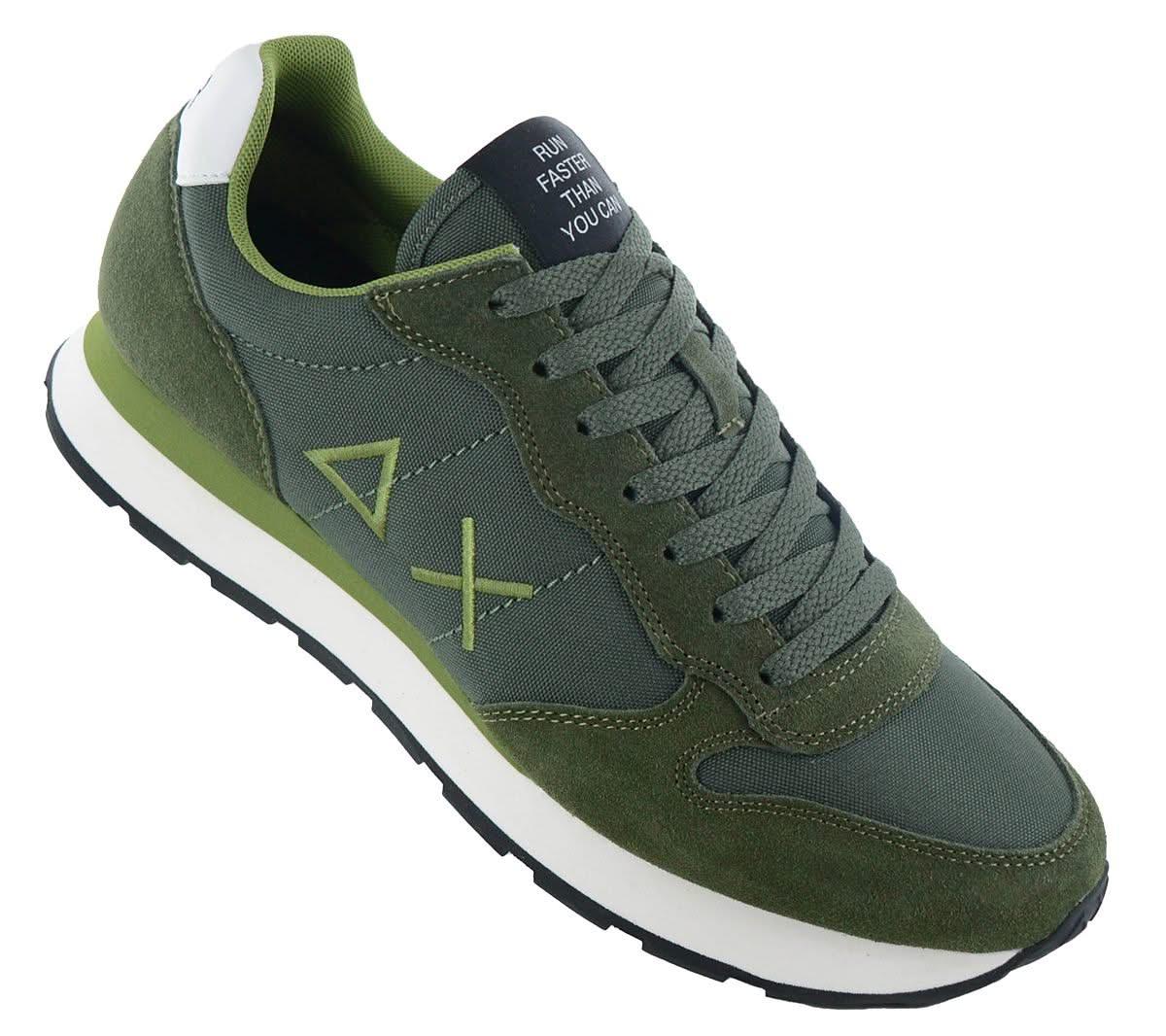 SUN68 Tom Solid - Herren Sneakers Schuhe Grün Z44101 - 74 - Brandstyle24