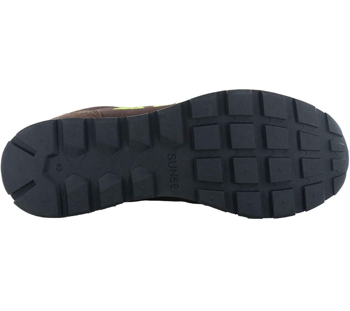 SUN68 Tom Fluo - Herren Sneakers Schuhe Braun Z44102 - 08 - Brandstyle24